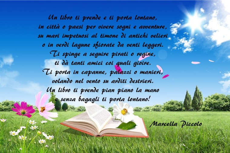 Un libro ti prende e ti porta lontano